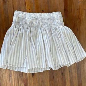 Madewell striped mini skirt